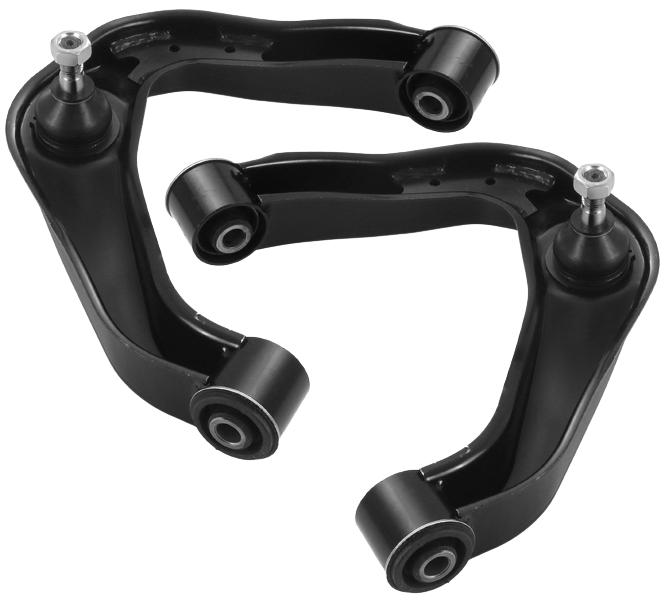 PAIR OF FRONT UPPER CONTROL ARMS TO SUIT NISSAN NAVARA D40 VQ40DE V9X TURBO DIESEL 3.0L 4.0L V6