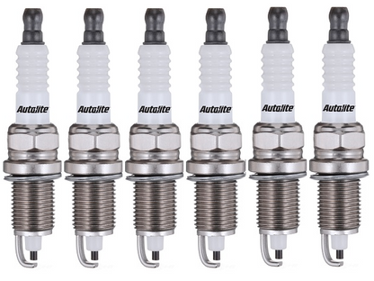 SET OF 6 AUTOLITE SPARK PLUGS TO SUIT HOLDEN CALIBRA YE C25XE 2.5L V6