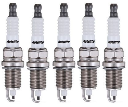 SET OF 5 AUTOLITE SPARK PLUGS TO SUIT VOLKSWAGEN TRANSPORTER T4 AET 2.5L I5