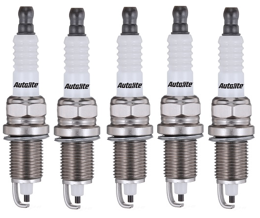 SET OF 5 AUTOLITE SPARK PLUGS TO SUIT VOLKSWAGEN CARAVELLE T4 AET 2.5L I5