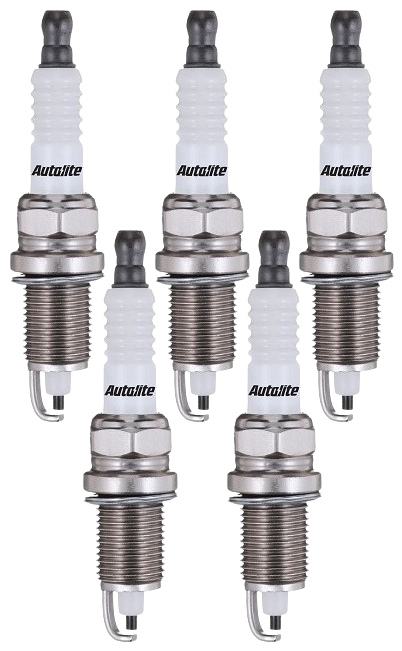 SET OF 5 AUTOLITE SPARK PLUGS TO SUIT AUDI 5E WB 2.1L I5