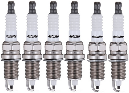 SET OF 6 AUTOLITE SPARK PLUGS TO SUIT MITSUBISHI MAGNA TR TS 6G72 3.0L V6