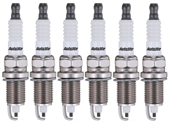 SET OF 6 AUTOLITE SPARK PLUGS TO SUIT SAAB 9000 B308I 3.0L V6