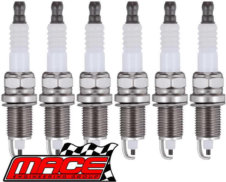 SET OF 6 MACE COPPER CORE SPARK PLUGS TO SUIT TOYOTA CAMRY MCV20R MCV36R 1MZ-FE 3.0L V6