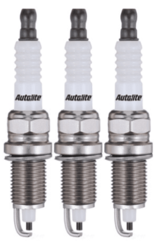 SET OF 3 AUTOLITE SPARK PLUGS TO SUIT DAIHATSU HANDIVAN L500S EF-EL 0.7L I3