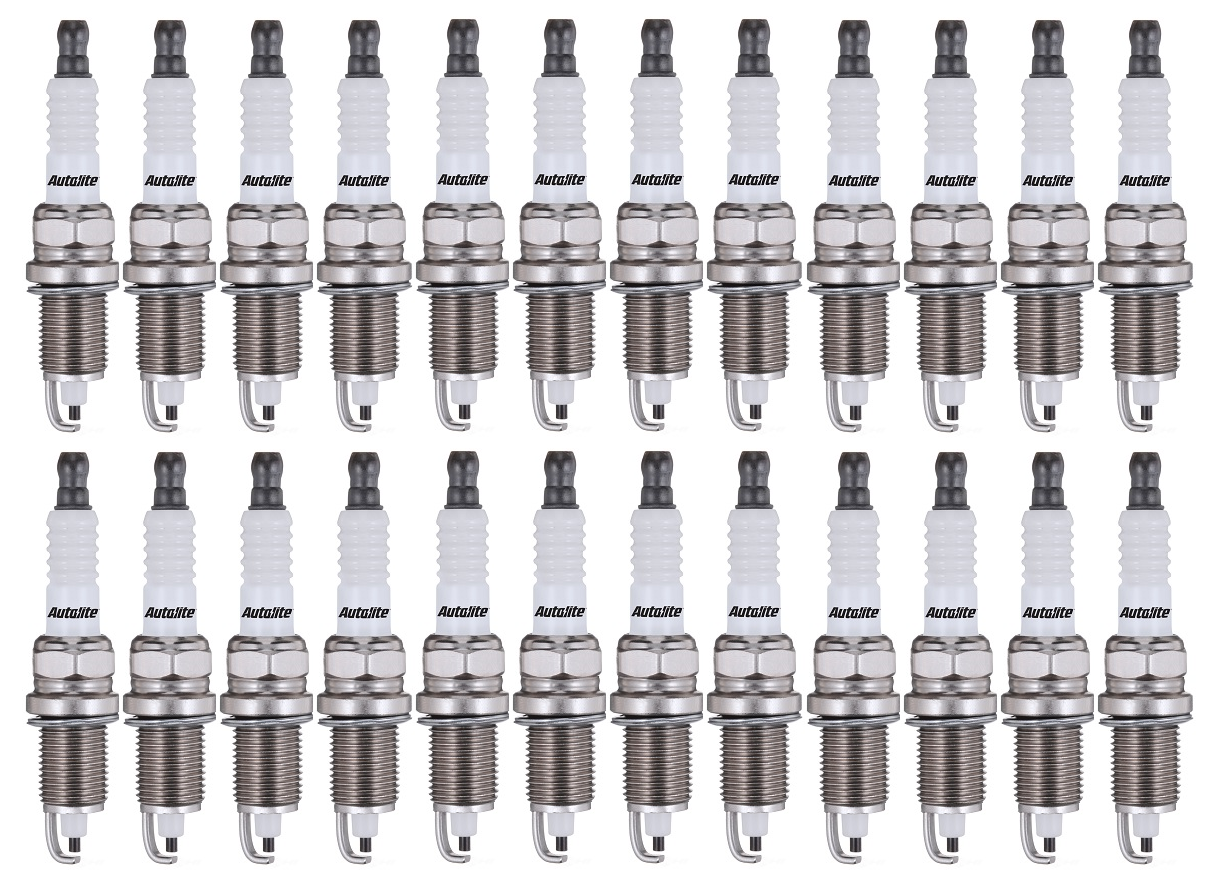 SET OF 24 AUTOLITE SPARK PLUGS TO SUIT MERCEDES BENZ SL600 R129 M120.983 6.0L V12 FROM 06/1998