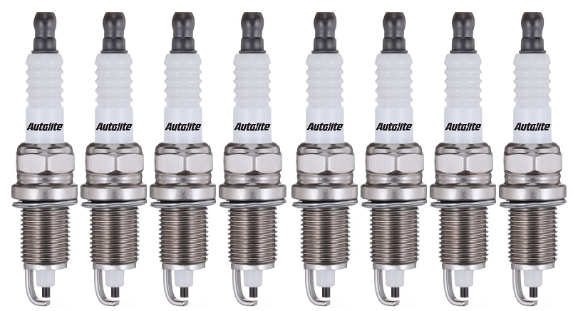 SET OF 8 AUTOLITE SPARK PLUGS TO SUIT JEEP EVA 3Y5 4.7L V8