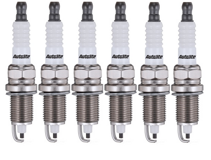 SET OF 6 AUTOLITE SPARK PLUGS TO SUIT LAND ROVER FREELANDER L314 25K 2.5L V6