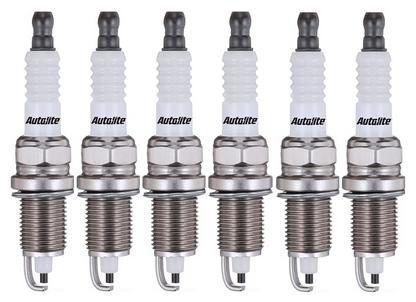 SET OF 6 AUTOLITE SPARK PLUGS TO SUIT DAEWOO MUSSO F0B M162.990 3.2L I6