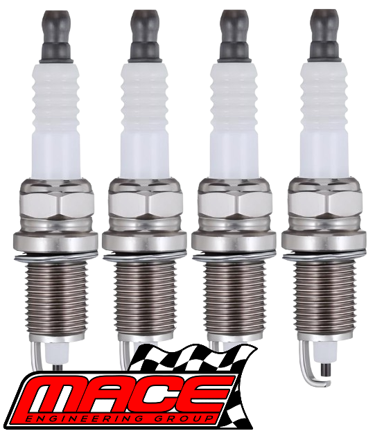 SET OF 4 MACE COPPER CORE SPARK PLUGS TO SUIT MAZDA TRIBUTE CU L3 2.3L I4