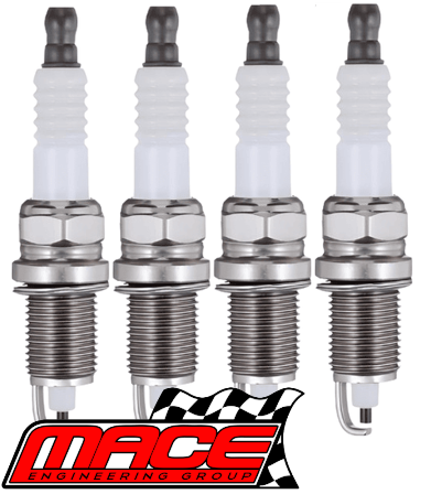 SET OF 4 MACE COPPER CORE SPARK PLUGS TO SUIT MITSUBISHI LANCER CC 4G92 4G93 1.6L 1.8L I4