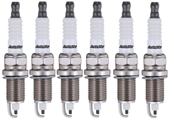 SET OF 6 AUTOLITE SPARK PLUGS TO SUIT NISSAN PATROL GQ GU Y61 TB42S TB42E TB45E 4.2L 4.5L I6