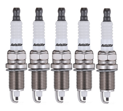 SET OF 5 AUTOLITE SPARK PLUGS TO SUIT AUDI S4 C4 AAN TURBO 2.2L I5