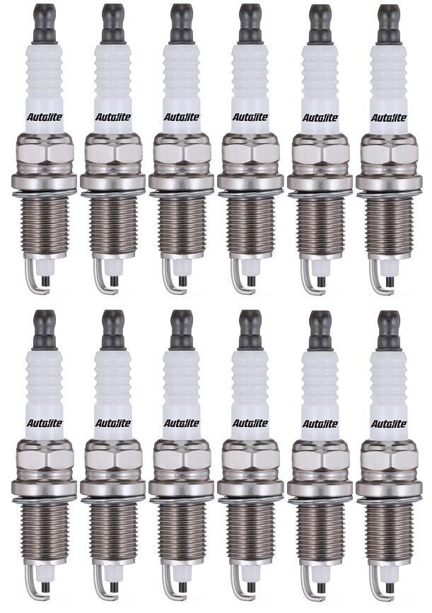 SET OF 12 AUTOLITE SPARK PLUGS TO SUIT MERCEDES BENZ SLK32 AMG R170 M112.960 SUPERCHARGED 3.2L V6