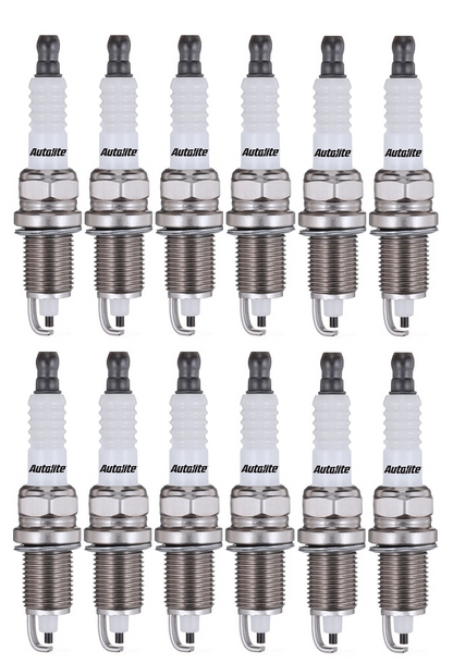SET OF 12 AUTOLITE SPARK PLUGS TO SUIT MERCEDES BENZ SL65 AMG R230 M275.981 TWIN TURBO 6.0L V12