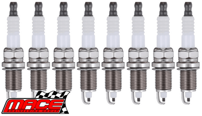 SET OF 8 MACE COPPER CORE SPARK PLUGS TO SUIT FORD LTD AU WINDSOR OHV MPFI 5.0L V8