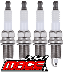 SET OF 4 MACE COPPER CORE SPARK PLUGS TO SUIT VOLKSWAGEN POLO 9N 6N BBZ AEE AHW BJX 1.4L 1.6L 1.8 I4