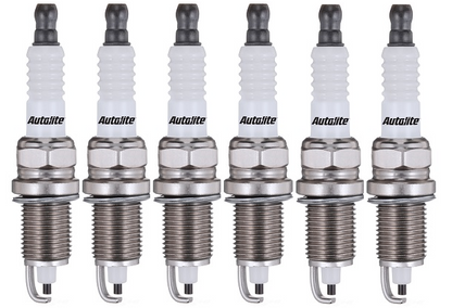 SET OF 6 AUTOLITE SPARK PLUGS TO SUIT AUDI RS4 B5 ASJ TWIN TURBO 2.7L V6