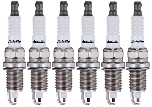 SET OF 6 AUTOLITE SPARK PLUGS TO SUIT JEEP WRANGLER TJ ERH 4.0L I6