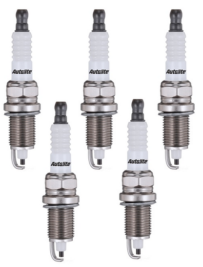 SET OF 5 AUTOLITE SPARK PLUGS TO SUIT VOLKSWAGEN BORA 1J AGZ 2.3L V5