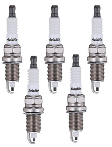 SET OF 5 AUTOLITE SPARK PLUGS TO SUIT VOLKSWAGEN GOLF MK.4 AQN 2.3L V5