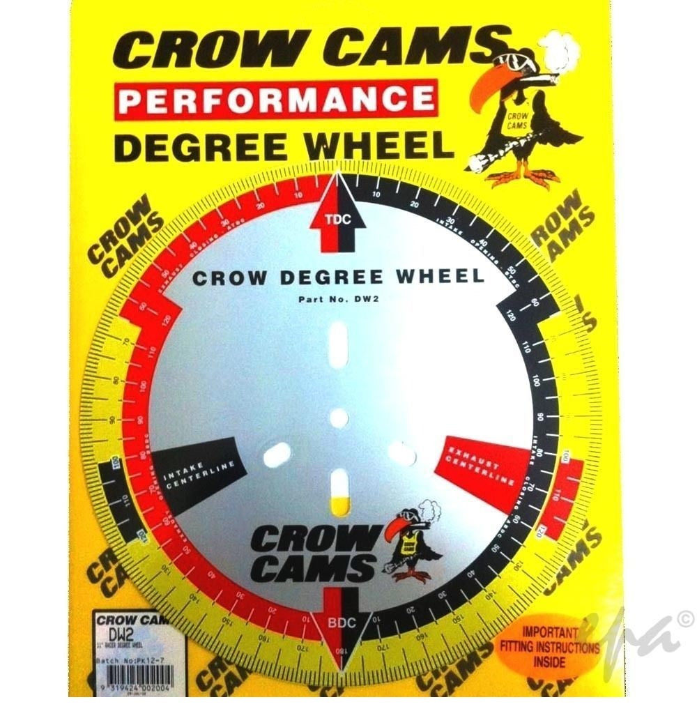 CROWCAMS CAMSHAFT DEGREE WHEEL
