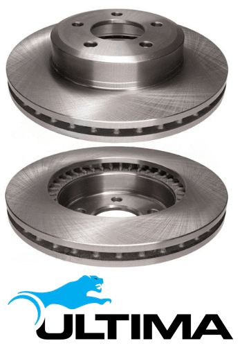 ULTIMA FRONT DISC BRAKE ROTOR SET TO SUIT HOLDEN COMMODORE VT VU VX ECOTEC L36 L67 S/C 3.8L V6