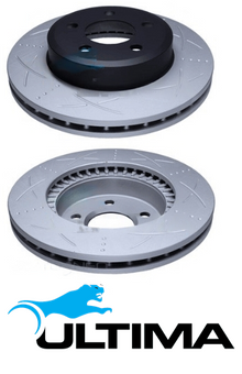 ULTIMA REAR DISC BRAKE ROTOR SET TO SUIT FORD BARRA BOSS 230 260 290 335 SUPERCHARGED 5.0L 5.4L V8