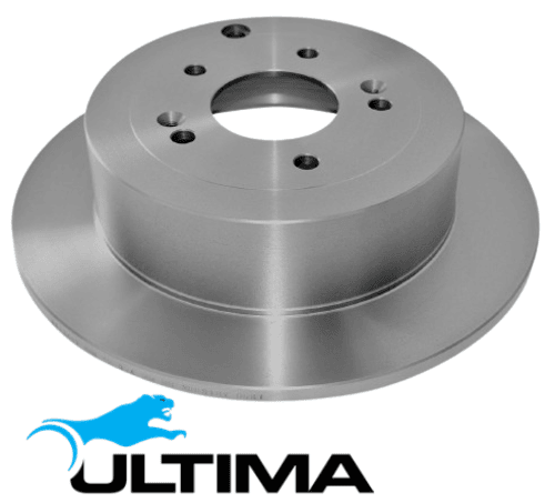 ULTIMA REAR SOLID DISC BRAKE ROTORS FOR KIA SORENTO XM D4HB 2.2L I4 186.4MM INTERNAL MOUNTING FACE