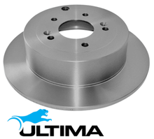 ULTIMA REAR SOLID DISC BRAKE ROTORS FOR KIA SORENTO XM D4HB 2.2L I4 186.4MM INTERNAL MOUNTING FACE