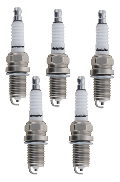 SET OF 5 AUTOLITE SPARK PLUGS TO SUIT AUDI 100 C3 KF HX 2.1L 2.2L I5