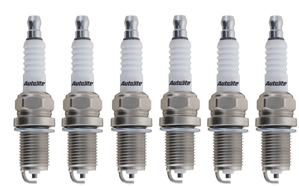 SET OF 6 AUTOLITE SPARK PLUGS TO SUIT MERCEDES BENZ E36 AMG W210 M104.941 3.6L I6
