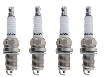 SET OF 4 AUTOLITE SPARK PLUGS TO SUIT SAAB 9-5 A20NFT TURBO 2.0L I4