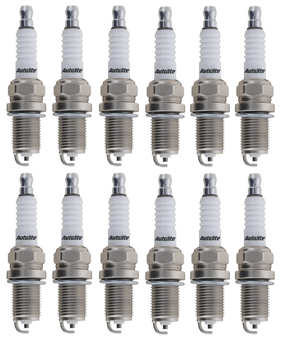 SET OF 12 AUTOLITE SPARK PLUGS TO SUIT AUDI A8 D3 BHT 6.0L W12