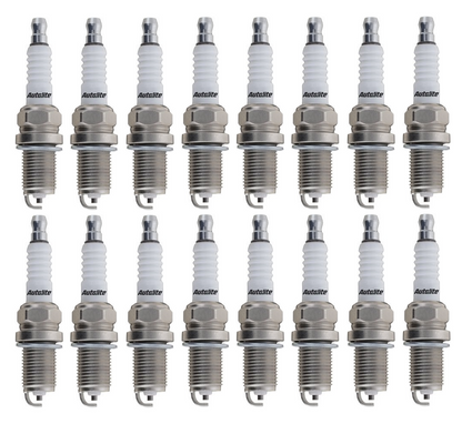 SET OF 16 AUTOLITE SPARK PLUGS TO SUIT MERCEDES BENZ CLK500 C209 A209 M113.968 5.0L V8