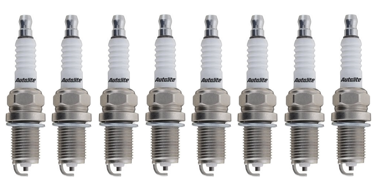 SET OF 8 AUTOLITE SPARK PLUGS TO SUIT JEEP EVA 3Y5 4.7L V8