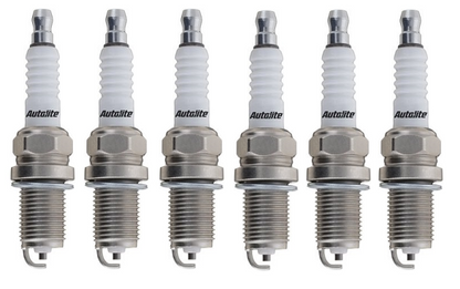 SET OF 6 AUTOLITE SPARK PLUGS TO SUIT LAND ROVER FREELANDER L314 25K 2.5L V6