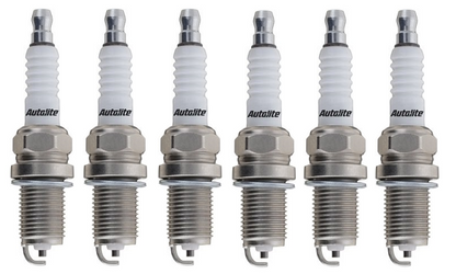 SET OF 6 AUTOLITE SPARK PLUGS TO SUIT JEEP EKG 3.7L V6