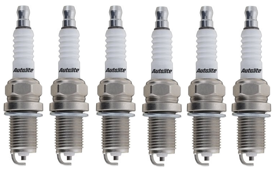 SET OF 6 AUTOLITE SPARK PLUGS TO SUIT CHRYSLER SEBRING JS EER 2.7L V6