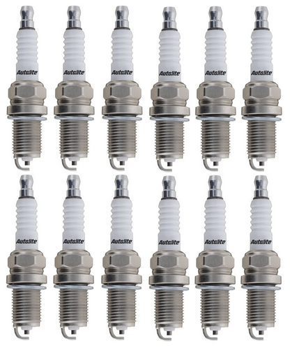 SET OF 12 AUTOLITE SPARK PLUG TO SUIT MERCEDES BENZ ML320 W163 M112.942 3.2L V6