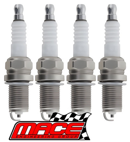 SET OF 4 MACE SPARK PLUGS TO SUIT HONDA D16Y7 LEA1 L13A 1.3L 1.5L 1.6L I4