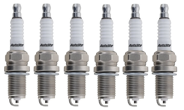 SET OF 6 AUTOLITE SPARK PLUGS TO SUIT JEEP CHEROKEE KK KJ EKG 3.7L V6