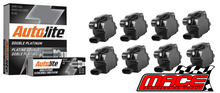MACE IGNITION SERVICE KIT WITH SQUARE COIL FOR CHEVROLET SILVERADO 1500 2500 LM7 LH6 LQ4 5.3 6.0L V8