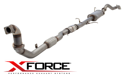 XFORCE 3" TURBO BACK EXHAUST SYSTEM WITH CAT FOR MAZDA BT-50 UN WEAT 3.0 I4 SUITS CHASSIS UNY0E3 AWD