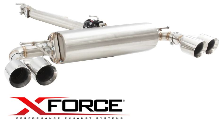XFORCE 3"" CATBACK EXHAUST SYSTEM TO SUIT VOLKSWAGEN GOLF MK.8 DSFE TURBO 2.0 I4