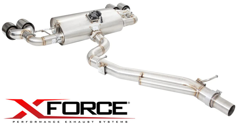XFORCE 3"" CATBACK EXHAUST SYSTEM TO SUIT VOLKSWAGEN GOLF MK.8 DSFE TURBO 2.0 I4