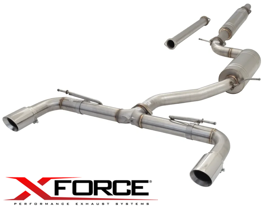XFORCE 3"" CATBACK EXHAUST SYSTEM TO SUIT VOLKSWAGEN GOLF CXSA CZCA CZDA DJKA TURBO 1.4 I4 HATCHBACK ONLY