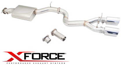 XFORCE 3"" CATBACK EXHAUST SYSTEM TO SUIT VOLKSWAGEN GOLF MK.6 CDLC TURBO 2.0L I4