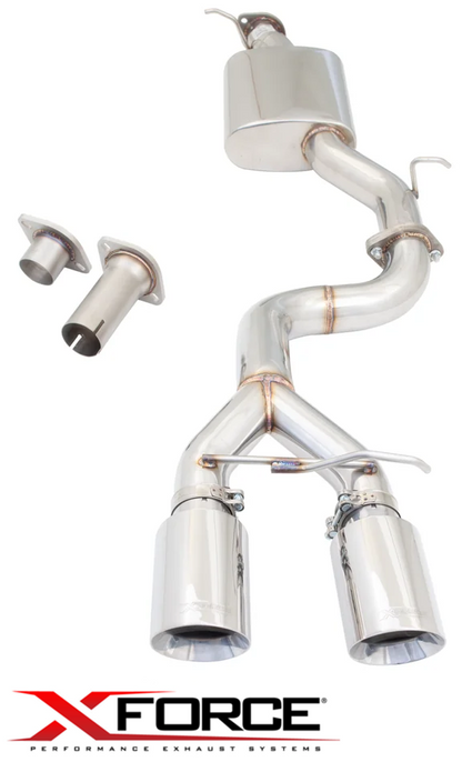 XFORCE 3"" CATBACK EXHAUST SYSTEM TO SUIT VOLKSWAGEN GOLF MK.6 CDLC TURBO 2.0L I4