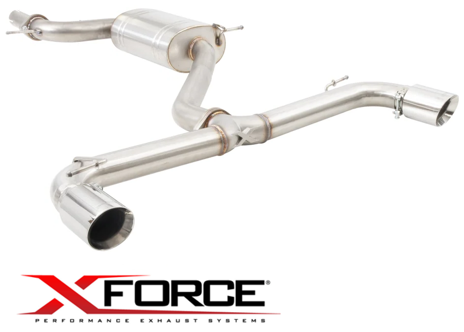 XFORCE 3"" CATBACK EXHAUST SYSTEM TO SUIT VOLKSWAGEN GOLF MK.6 CCZB CDLG TURBO 2.0L I4
